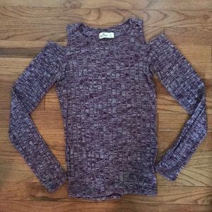 Hollister Stretchy Purple Sweater Small